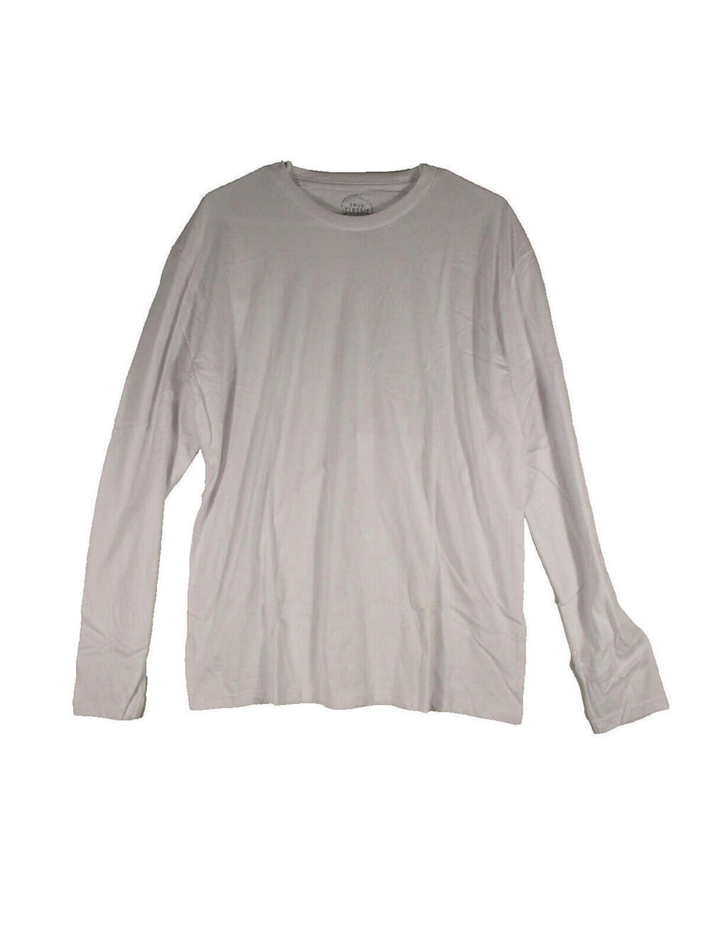 True Classic Womens Premium Quality Tee-Shirt Crew Neck Long Sleeve Size L Pink